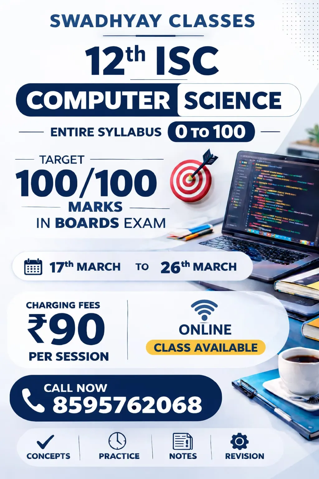 Crash Course Class 12th ISC computer Science (Java)